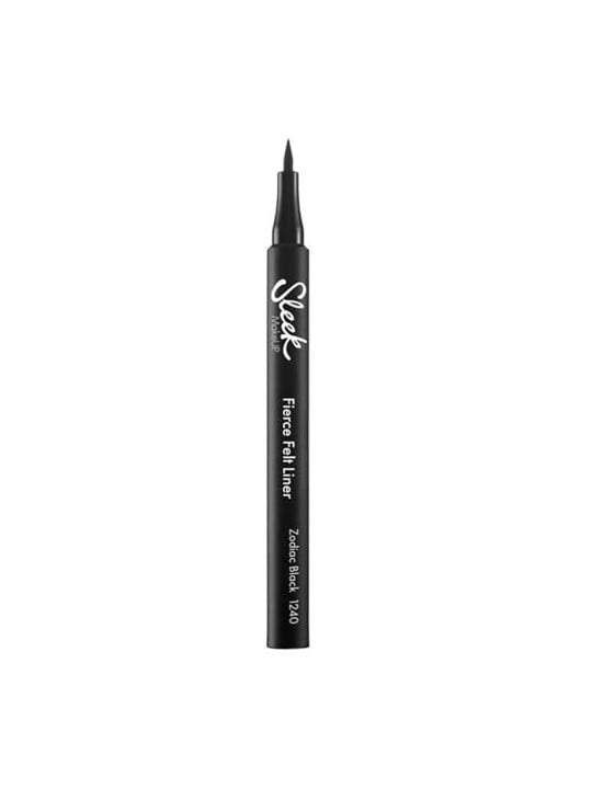 Sleek FIERCE FELT LINER Black for Women