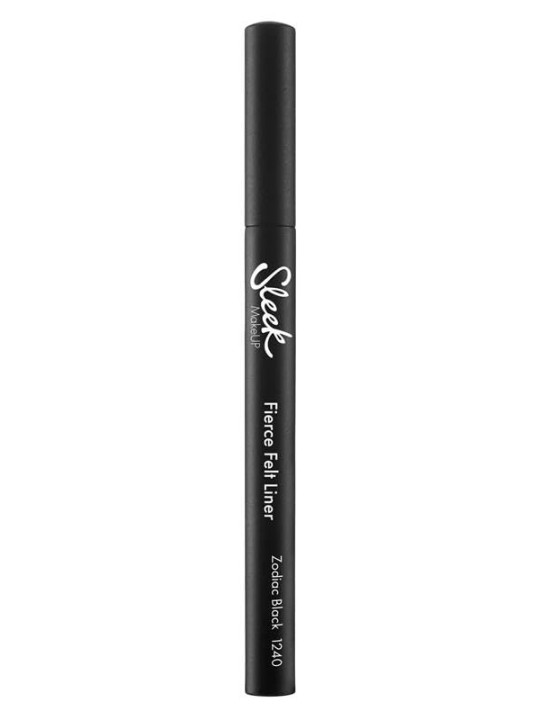 Sleek FIERCE FELT LINER Black for Women