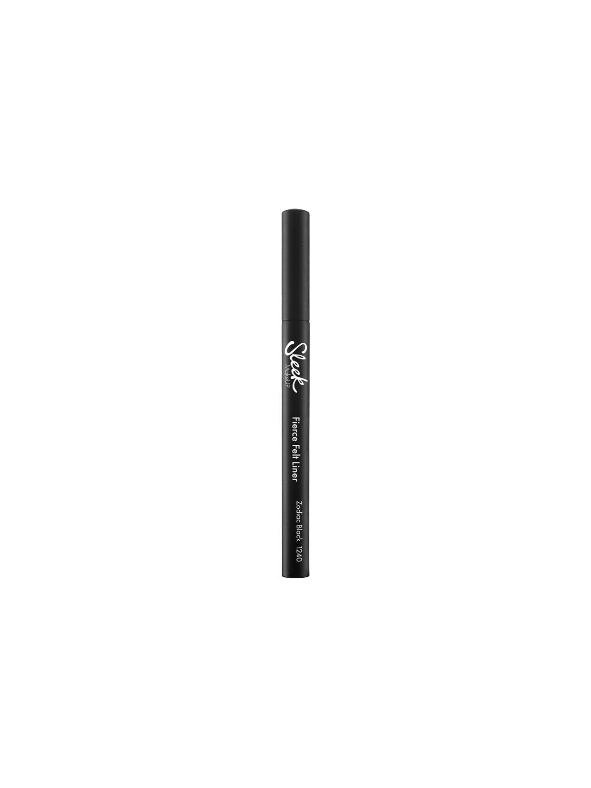 Sleek FIERCE FELT LINER Black for Women