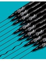 Sleek FIERCE FELT LINER Black for Women