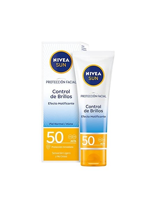 Nivea SUN FACIAL Controllo della Luminosit SPF50 50ml unisex