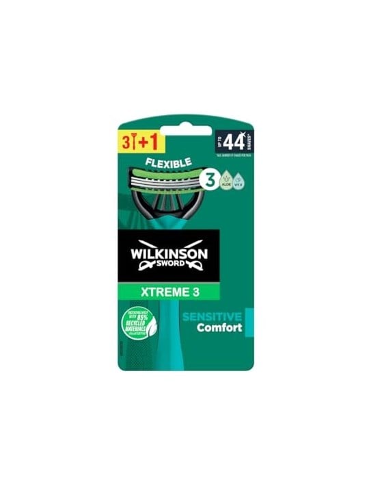 Rasoio usa e getta Wilkinson Sword Xtreme3 Sensibile 4 pezzi