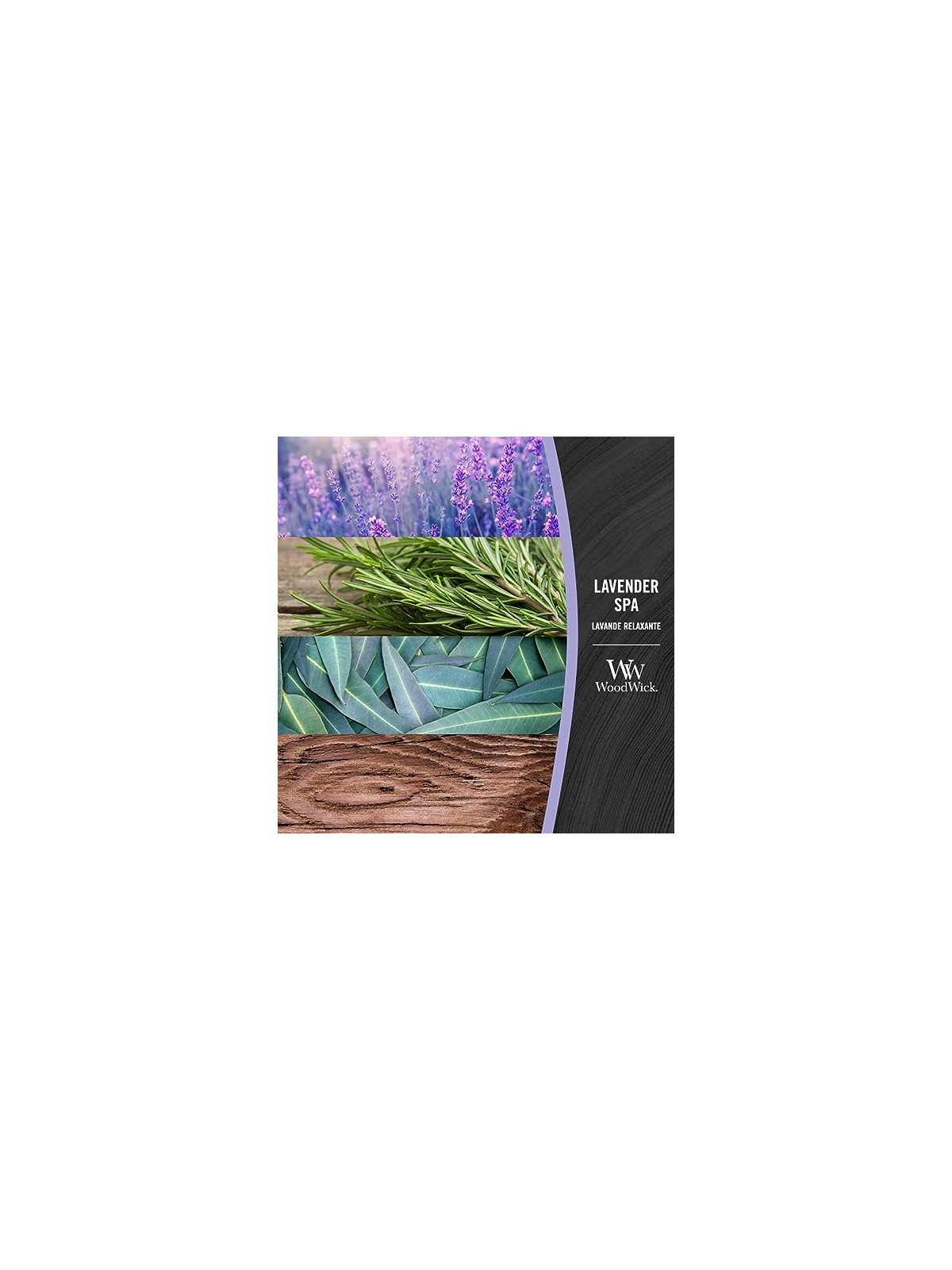 Candela profumata Lavanda Spa WoodWick