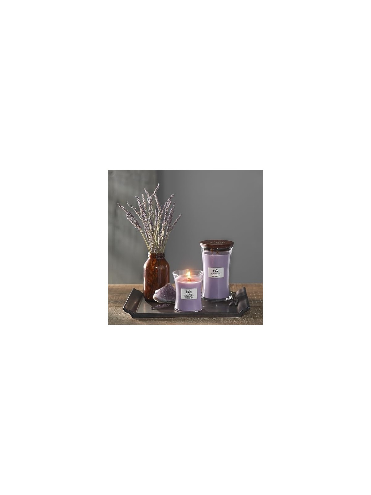 Candela profumata Lavanda Spa WoodWick