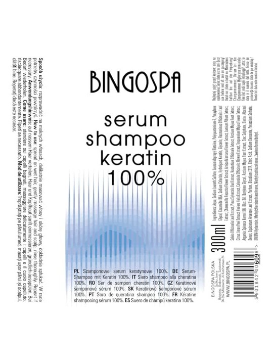 BINGO SPA Shampoo siero alla cheratina 100 300ml
