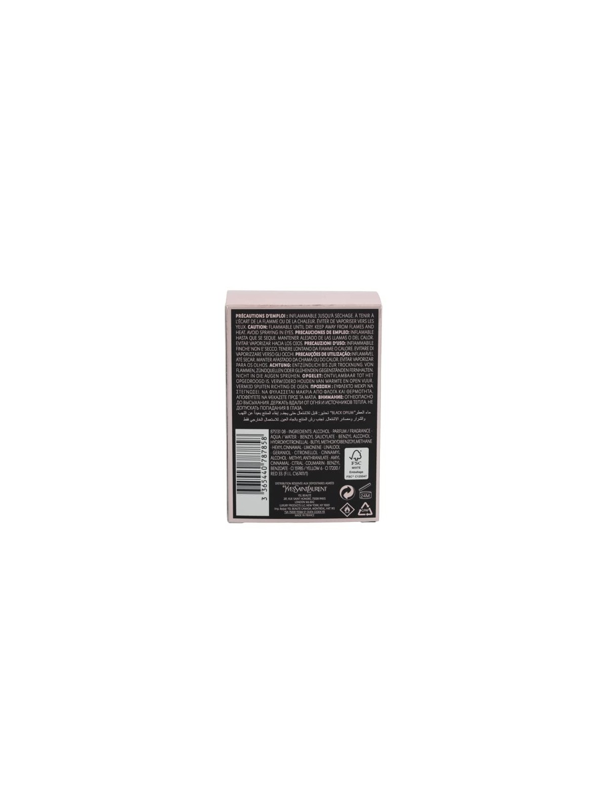 YSL Black Opium EDP Spray donna 30ml