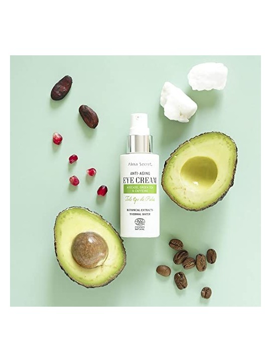 Crema occhi antietà con estratti botanici di avocado, tè ver