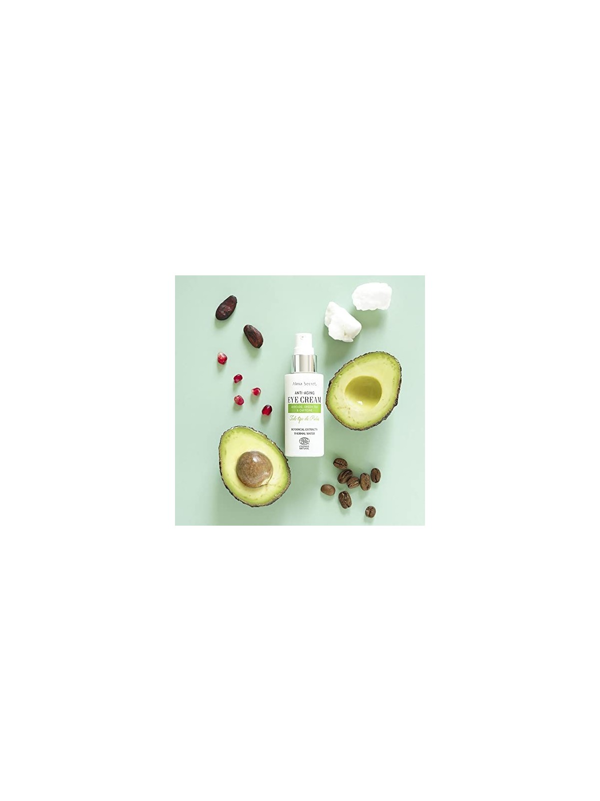 Crema occhi antietà con estratti botanici di avocado, tè ver