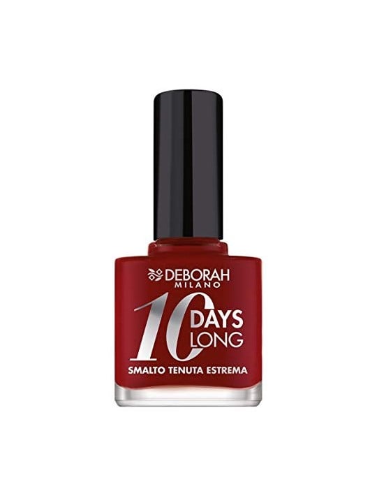 Deborah Smalto per Unghie Asciugatura Rapida 10 Giorni 161 Rosso Scuro 11ml donna