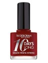 Deborah Smalto per Unghie Asciugatura Rapida 10 Giorni 161 Rosso Scuro 11ml donna