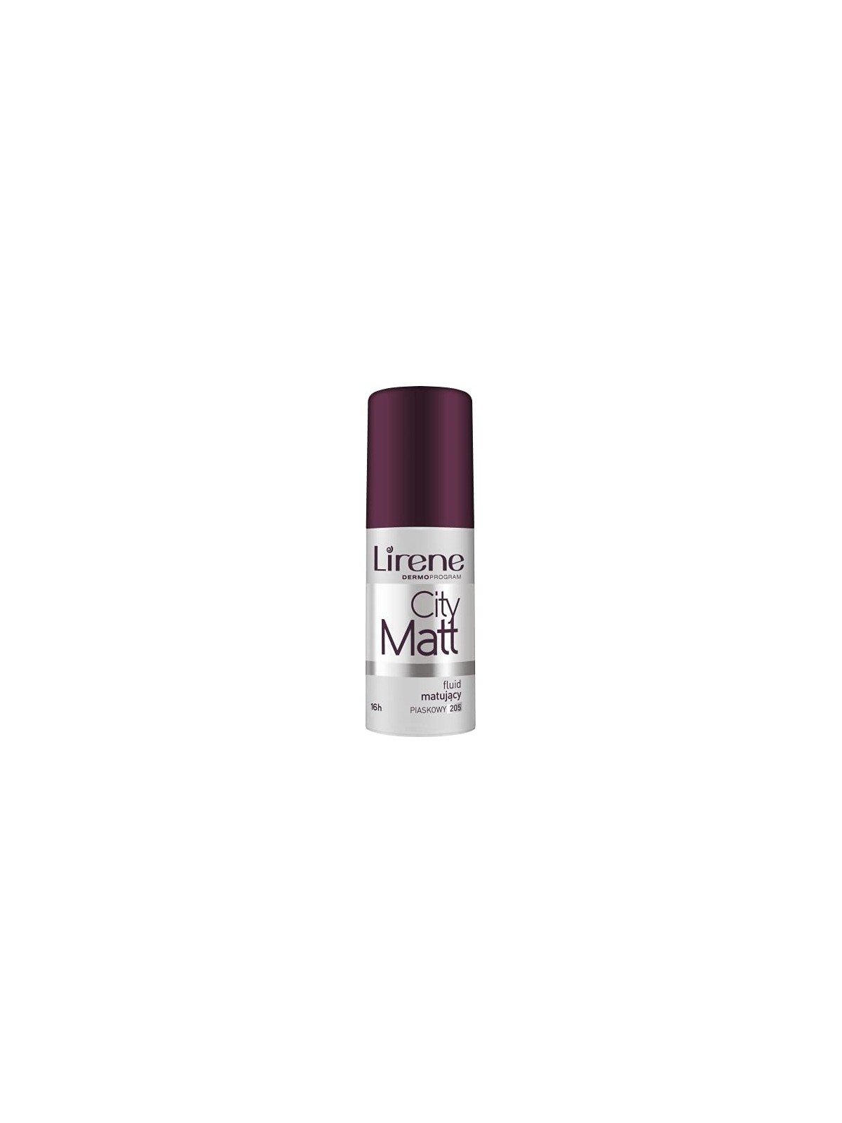 LIRENE City Fluido opacizzante e levigante opaco per il viso 205 Piaskowy 30ml