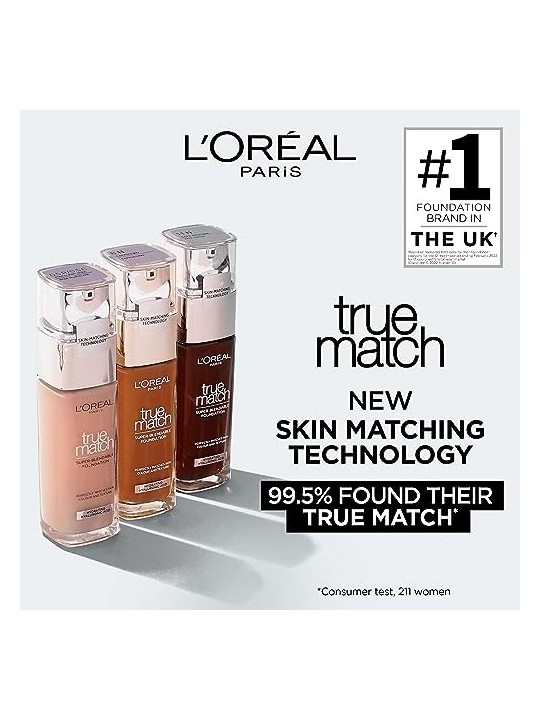 Fondotinta L'Orï¿½ï¿½al True Match 0.5N Porcelain 30ml