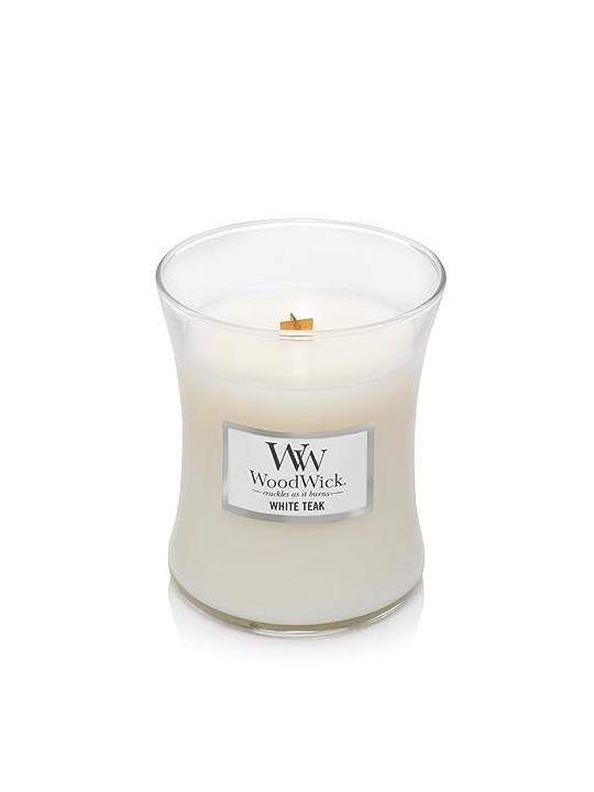 Candela profumata Teak Bianco 275g