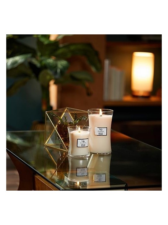 Candela profumata Teak Bianco 275g