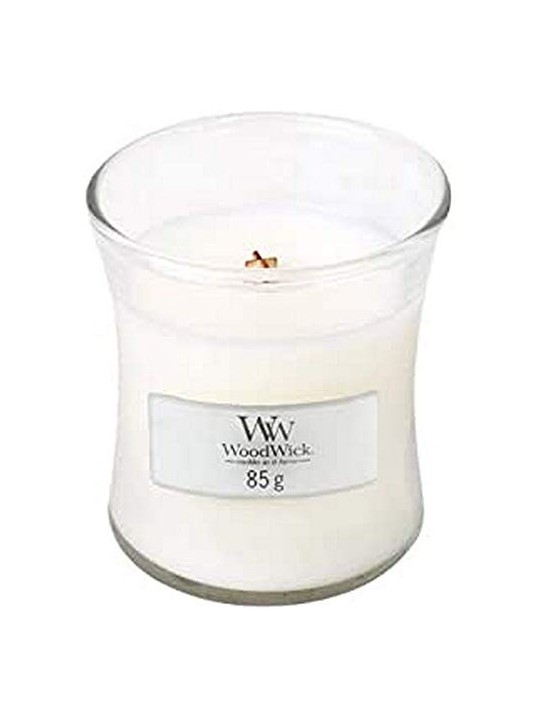 WoodWick White Teak Scented Candle 85.0g