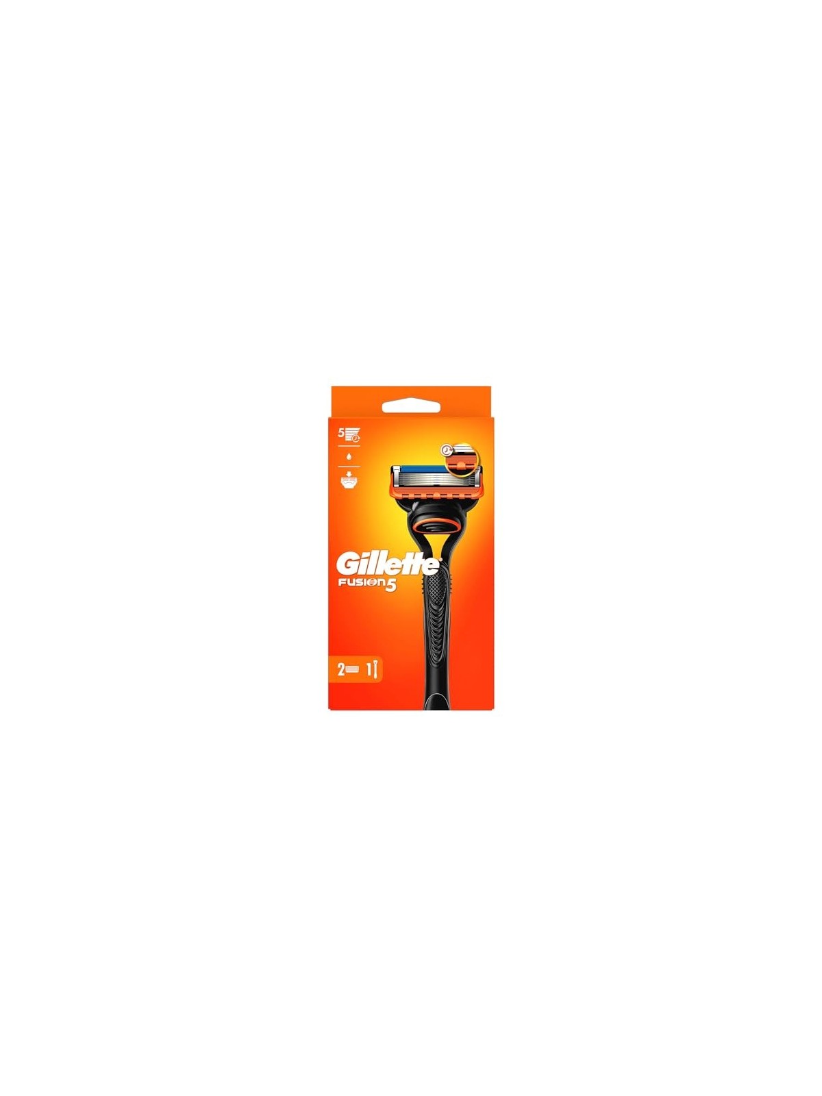 Gillette Fusion Rasatrice 2 testine di ricambio uomo