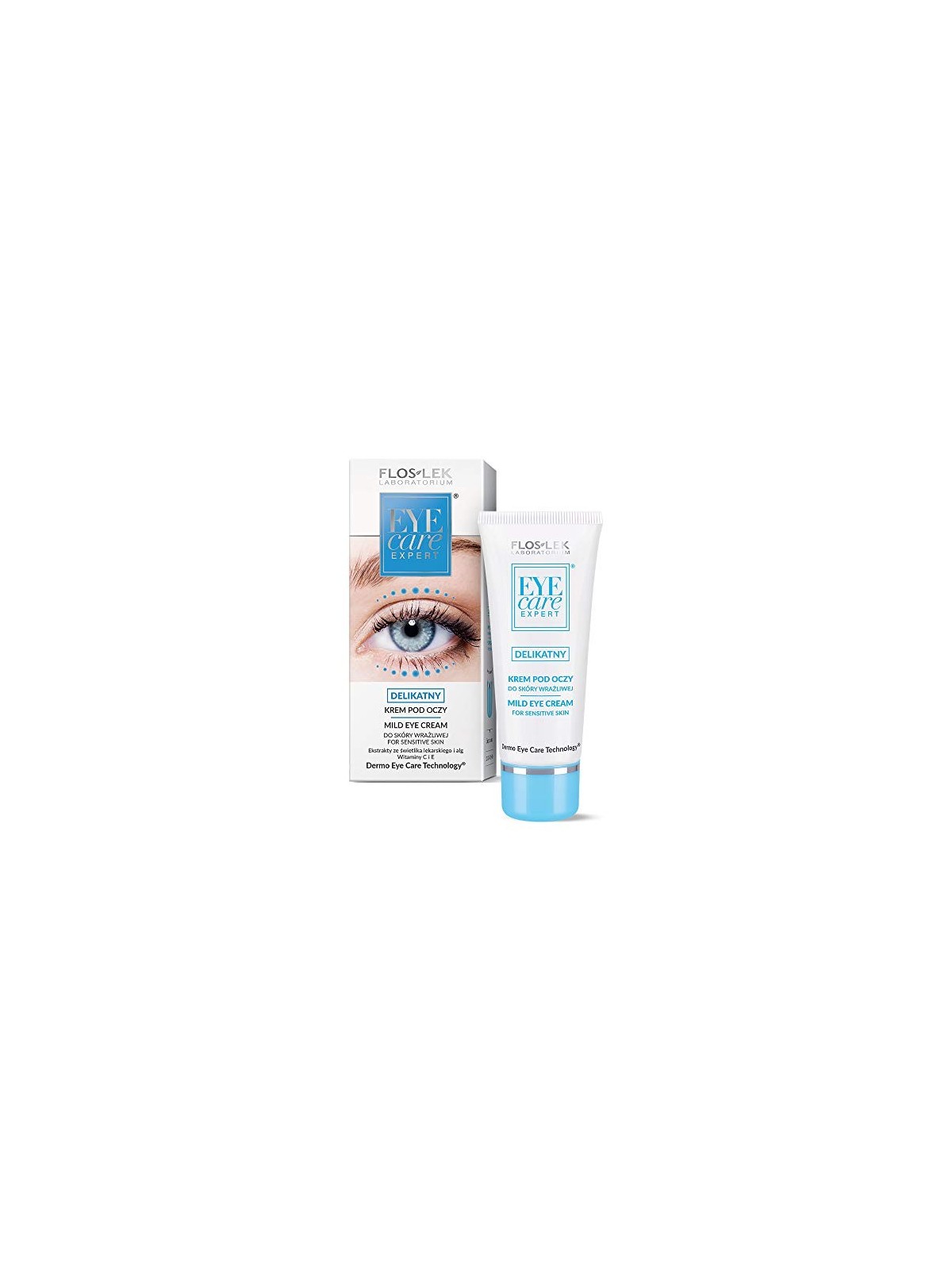 FLOSLEK Eye Care Expert crema contorno occhi delicata per pelli sensibili 30ml