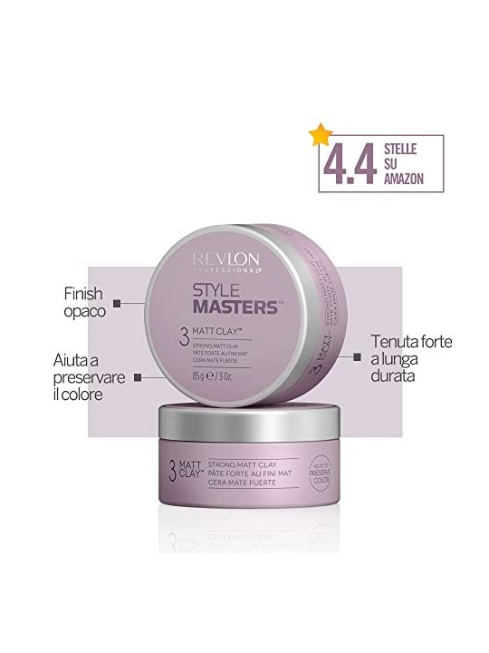 Revlon Professional La pasta modellabile con finitura opaca Style Masters Creator Matt Modeling Clay 85 g donna