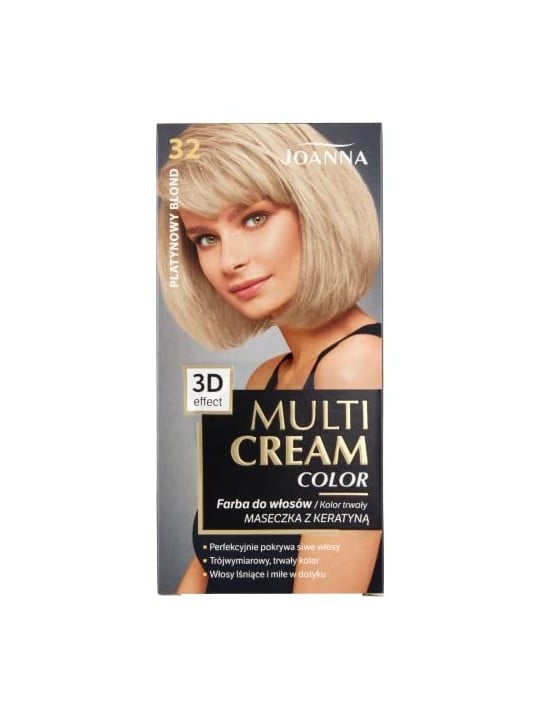 JOANNA Colore per capelli Multi Cream Color 32 Biondo Platino