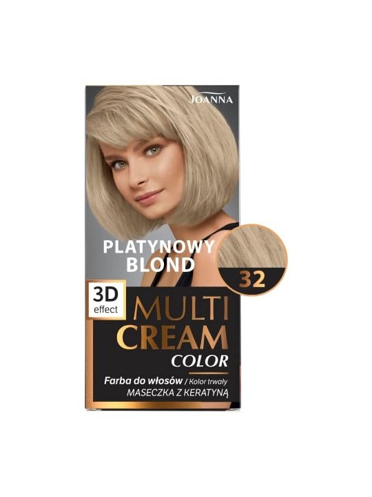 JOANNA Colore per capelli Multi Cream Color 32 Biondo Platino