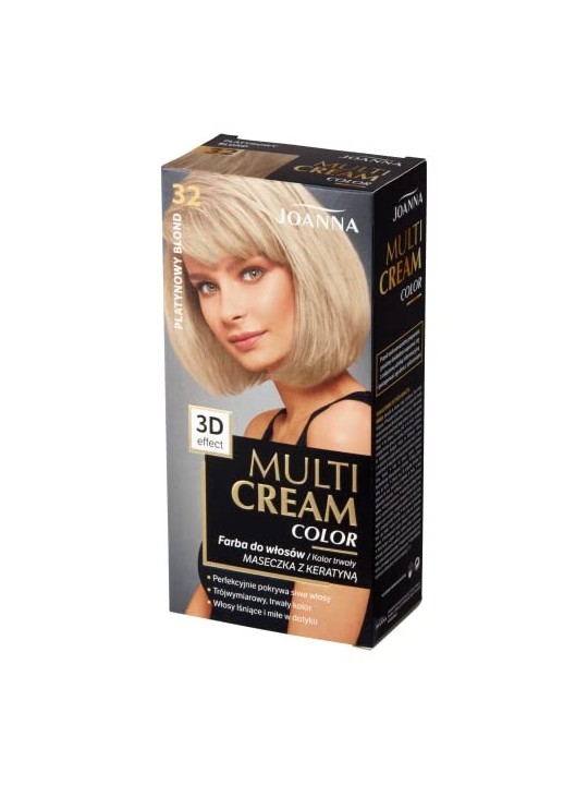 JOANNA Colore per capelli Multi Cream Color 32 Biondo Platino