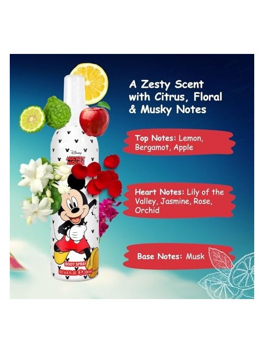 Cartoon, profumo fresco unisex per bambini, spray 200ml
