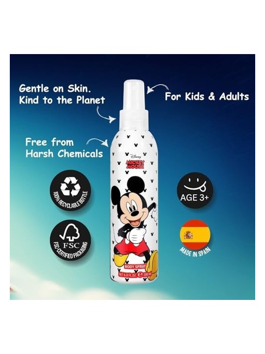 Cartoon, profumo fresco unisex per bambini, spray 200ml