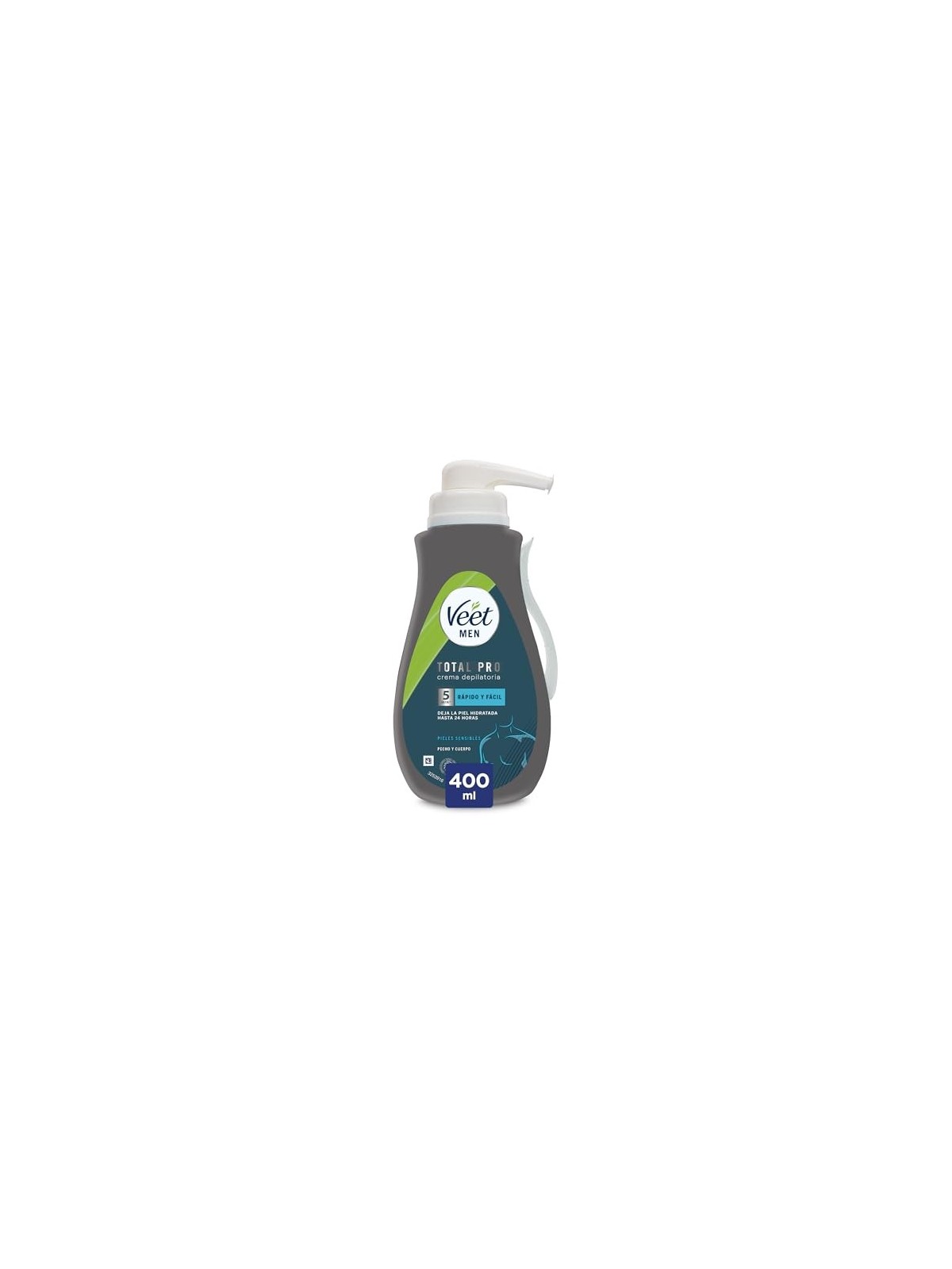 Veet Crema Depilatoria Pelle Sensibile 400ml Uomo