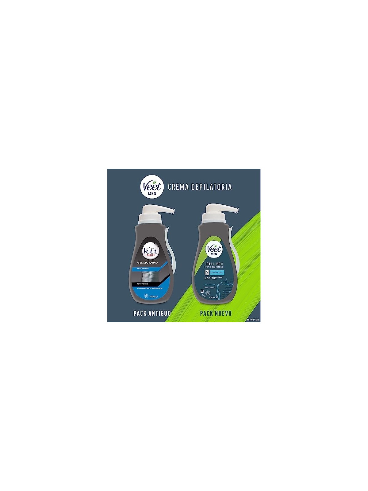 Veet Crema Depilatoria Pelle Sensibile 400ml Uomo