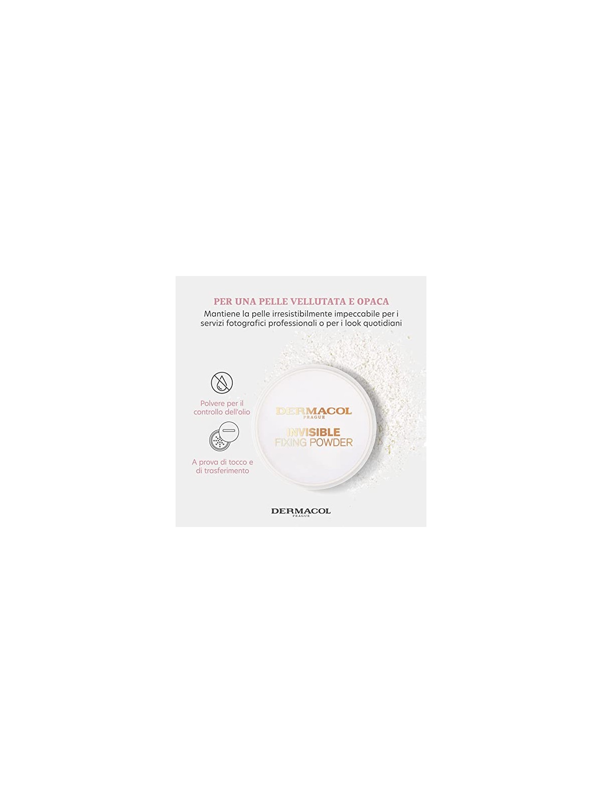 Invisible Fixing Powder Polvere fondente leggera 135 g donna White