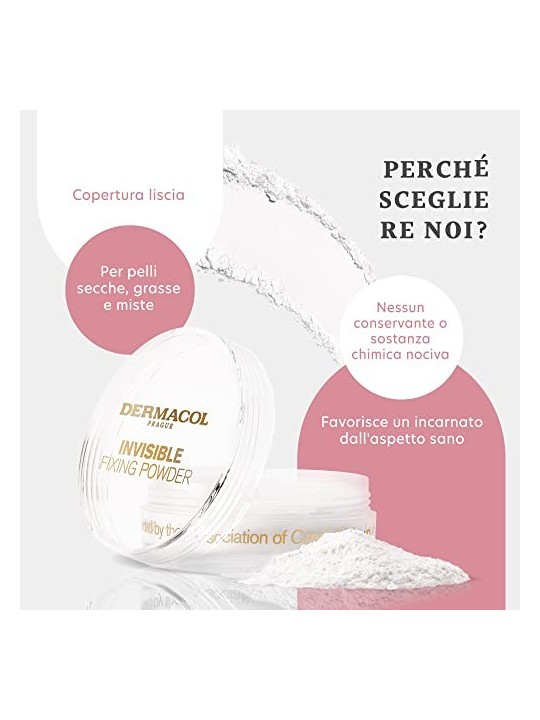 Invisible Fixing Powder Polvere fondente leggera 135 g donna White