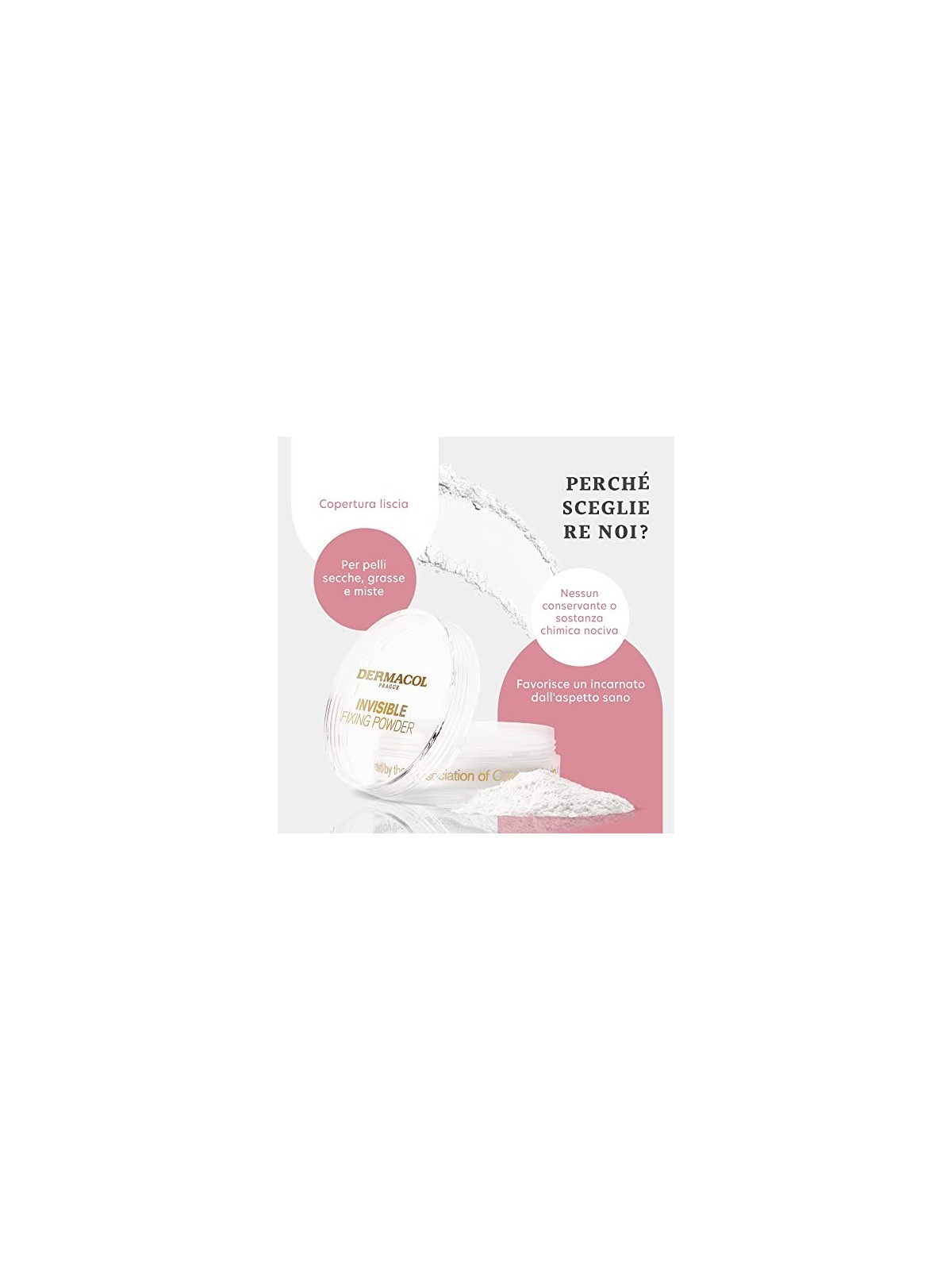 Invisible Fixing Powder Polvere fondente leggera 135 g donna White