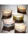 Candela profumata WoodWick Bianco T Gelsomino Nave 4530g