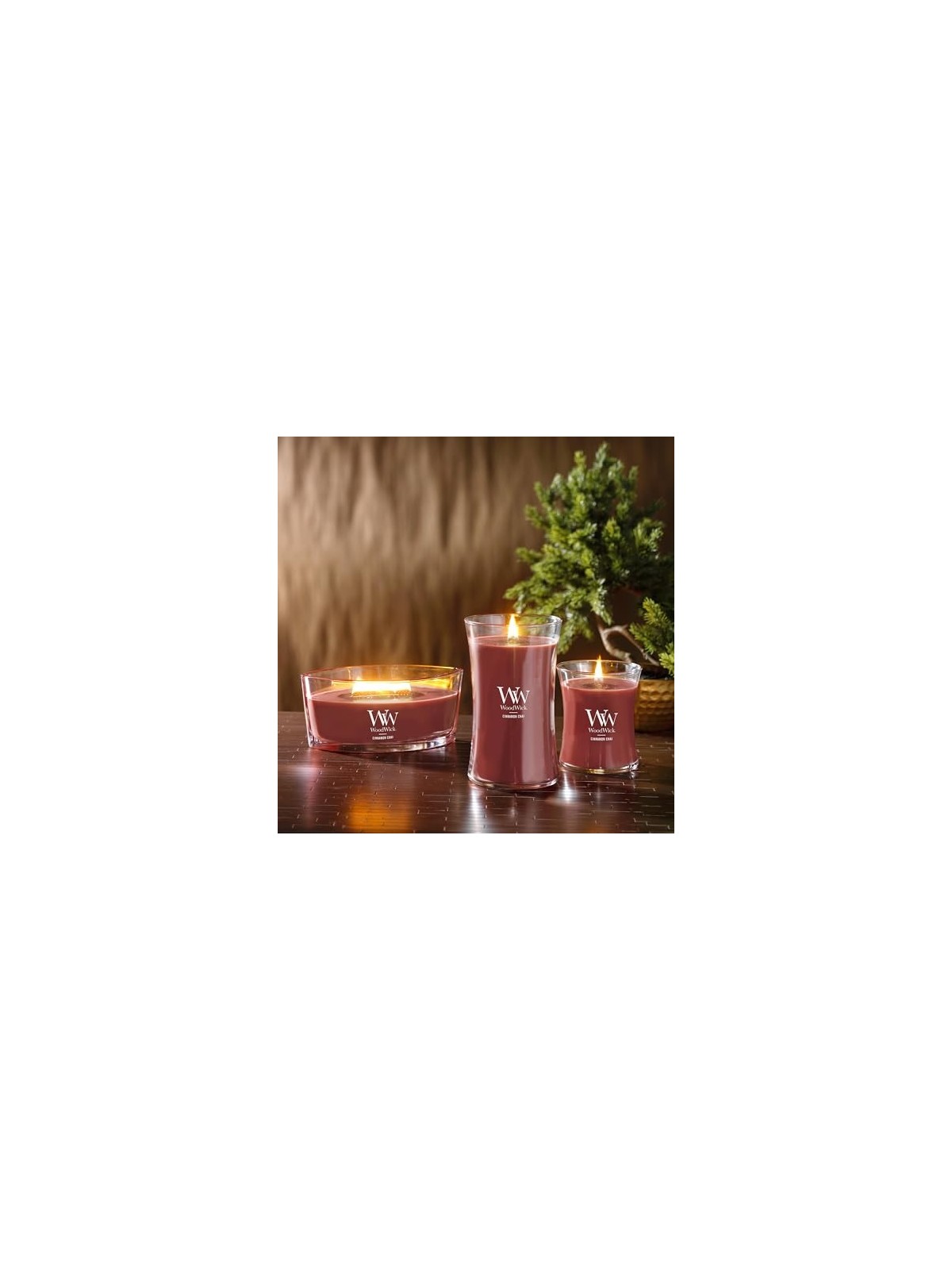 WoodWick Cinnamon Chai Ellipse Candle 453.6g Unisex