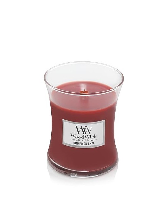 Candela profumata WoodWick Cinnamon Chai 275g