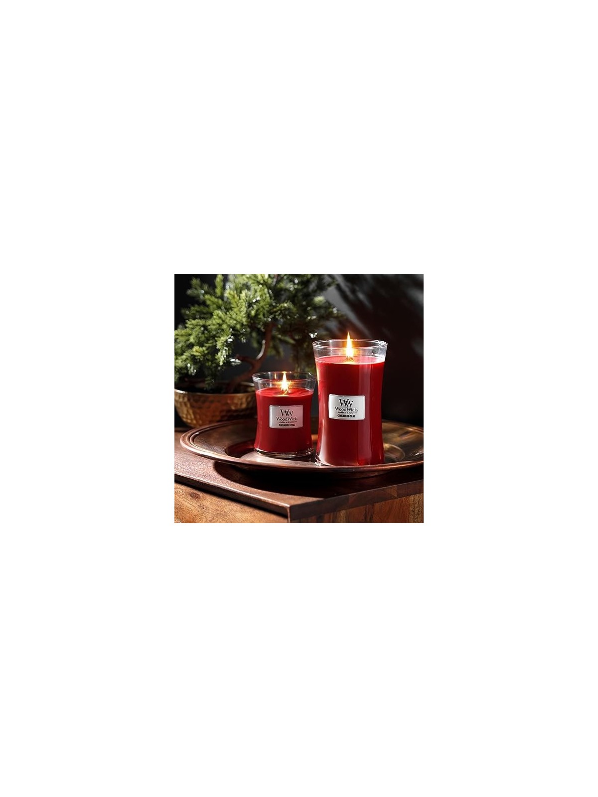 Candela profumata WoodWick Cinnamon Chai 275g