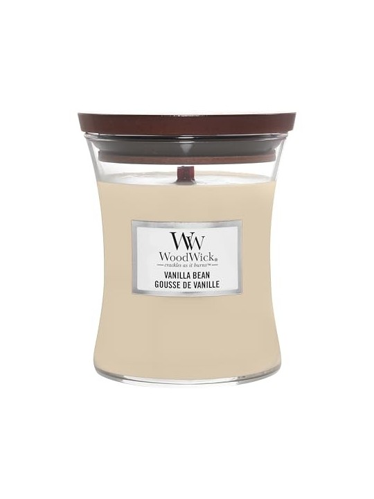 WoodWick Vaso Fagiolo di Vaniglia candela profumata unisex 275g