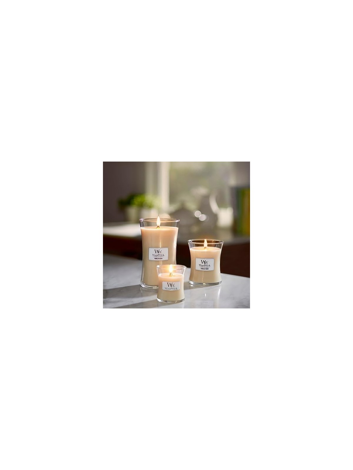 WoodWick Vaso Fagiolo di Vaniglia candela profumata unisex 275g