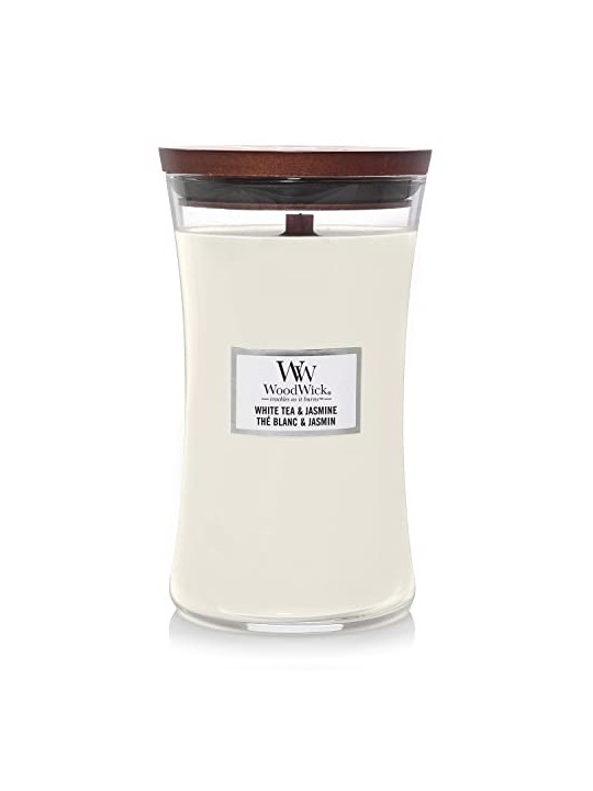 WoodWick Vaso Bianco Tï¿½ï¿½ e Gelsomino 609.5g