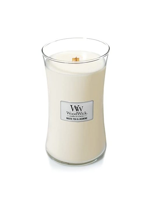WoodWick Vaso Bianco Tï¿½ï¿½ e Gelsomino 609.5g