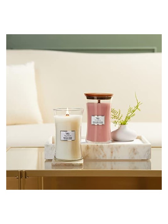 WoodWick Vaso Bianco Tï¿½ï¿½ e Gelsomino 609.5g