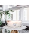 Candela profumata Woodwick White Teak 453,6g