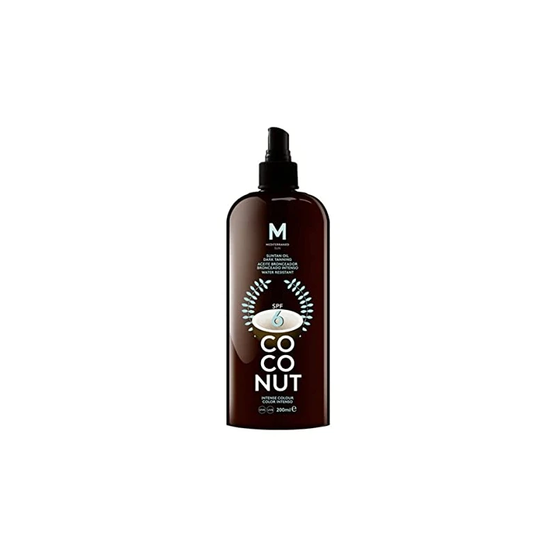 Olio abbronzante al COCCO SPF6 200ml unisex