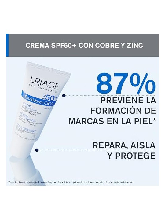 Crema Uriage BARIï¿½ï¿½DERM cica SPF50 40ml donna
