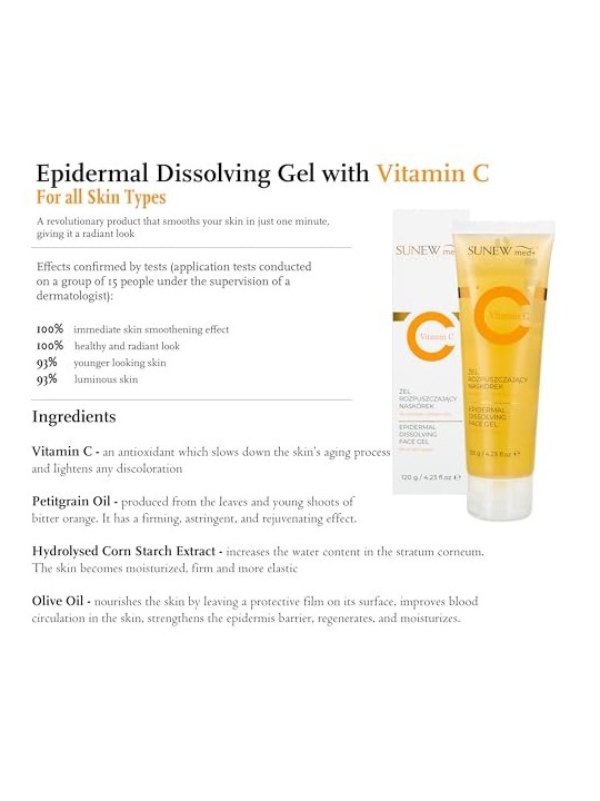 Gel Viso Sciogli Epidermide SUNEWMED con Vitamina C 120g