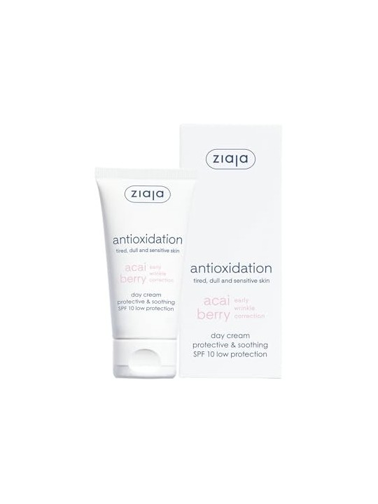 Crema giorno lenitiva SPF 10 Bacche di acai 50 ml