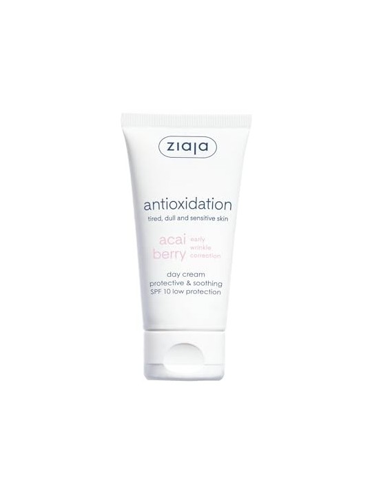 Crema giorno lenitiva SPF 10 Bacche di acai 50 ml
