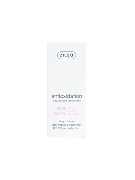 Crema giorno lenitiva SPF 10 Bacche di acai 50 ml