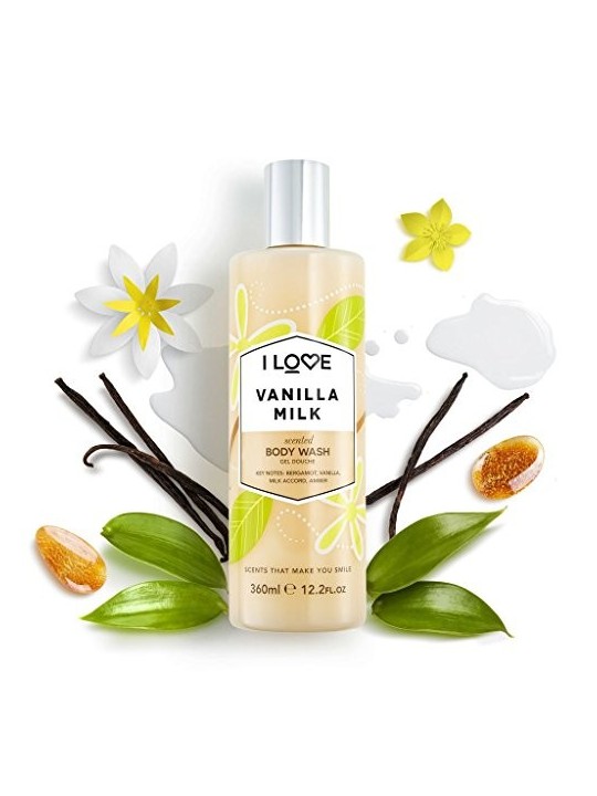 Gel Doccia Latte Vaniglia Body Wash 360 ml Donna