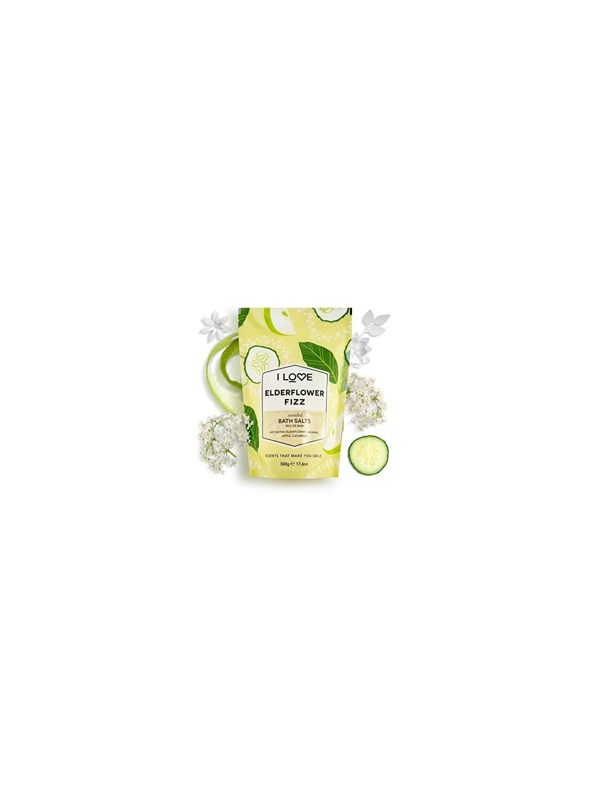 Sale da Bagno al Sapore di Sambuco Fizz Bath Salts 500 g Donna